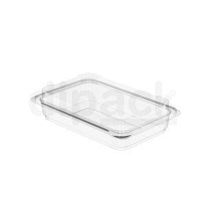 250gr Yüksek Kapaklı Kurabiye Kabı (Kurabiye Kapları)