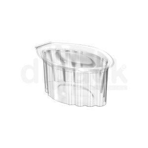 80 cc Rectangular Sauce Cup with Lid