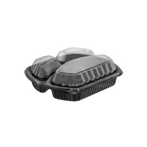 3-Compartment Microwave Food Container Set