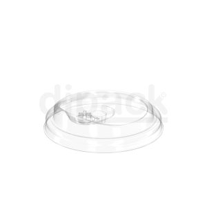 PET Cup Sip Lid with Clip