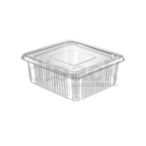 375 cc Lux Leak-Proof Square Container, Flat Lid
