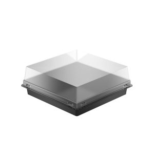 Square Cake Container and Lid Set H:45