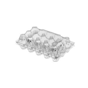 15-Egg Clear PET Egg Tray
