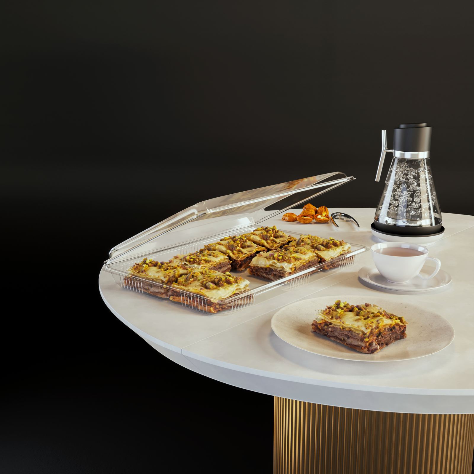 Tatlı ve Baklava Kapları